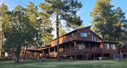 The Suite at Pine Ranch in Pine AZ where Elk and Deer visit on a regular basis!