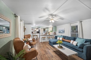 TV connectée, cheminée