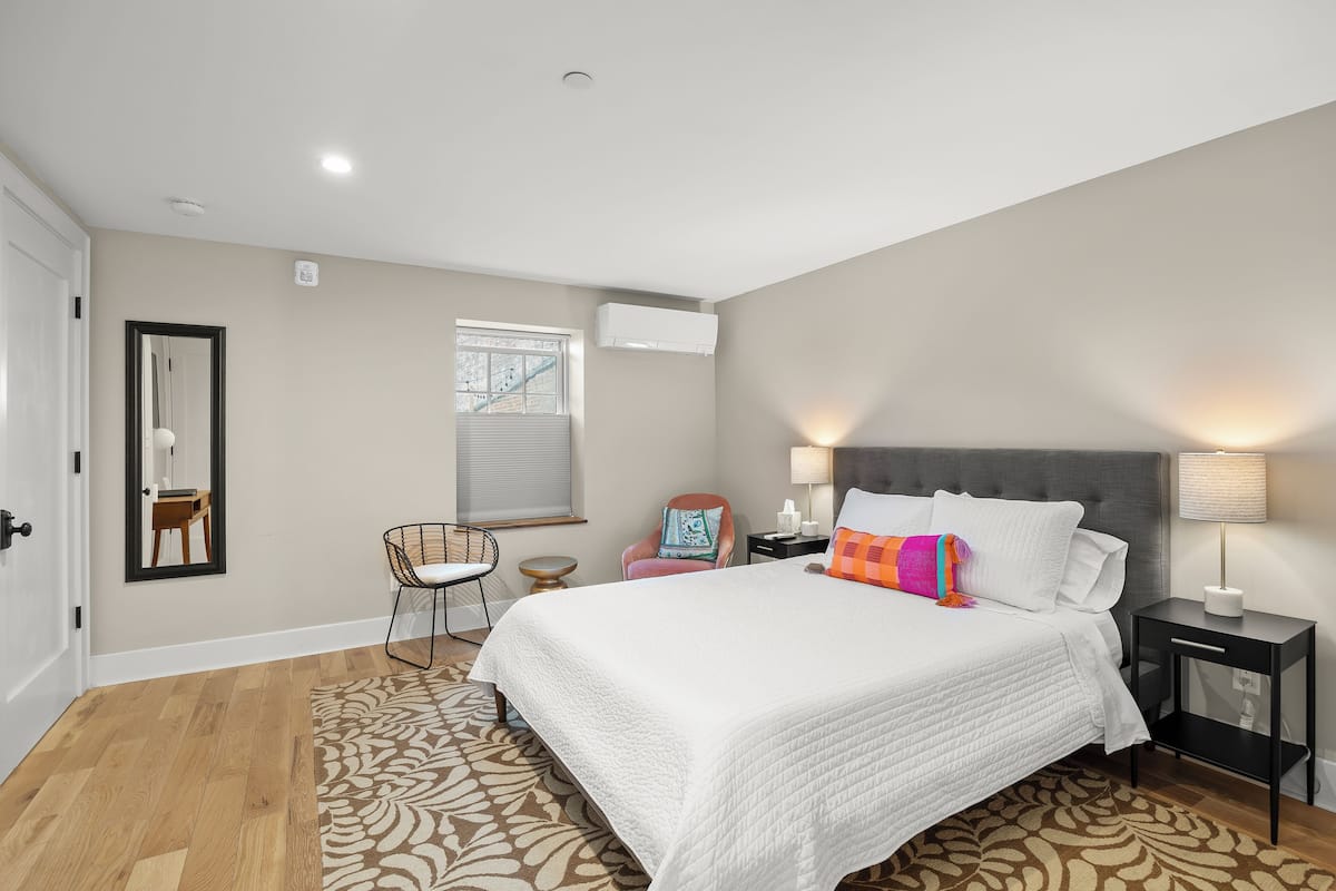 1 habitación y ropa de cama hipoalergénica