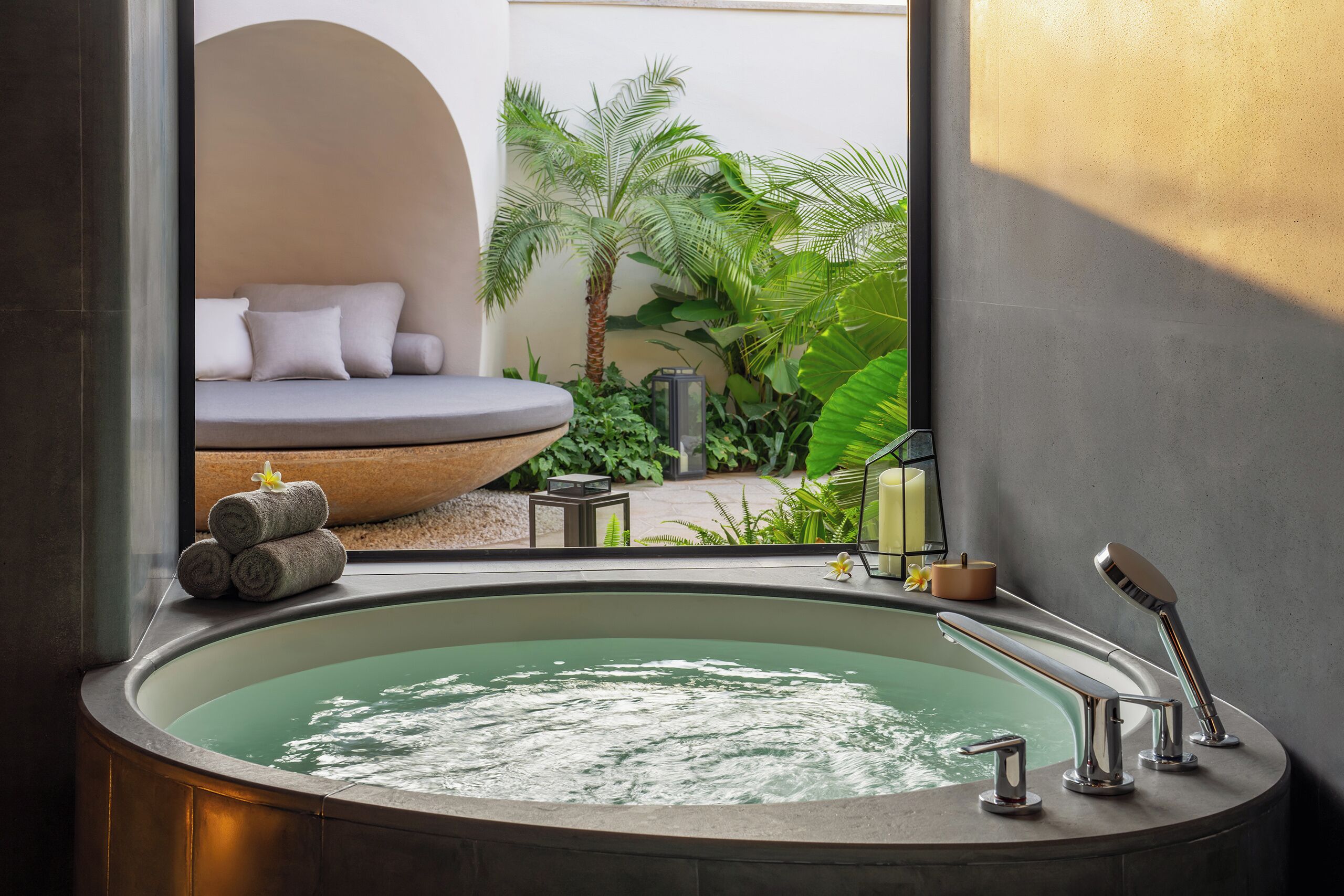 Hydrotherapy, facials, massages