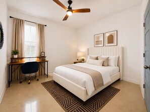 3 dormitorios, escritorio, tabla de planchar con plancha y wifi gratis
