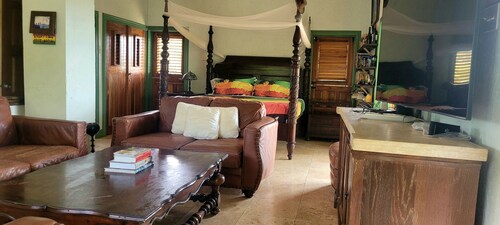 Lion Farm's Eco Villas in 9 Mile Jamaica with Mountain View’s 