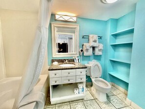 Sèche-cheveux, serviettes fournies