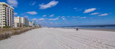 Aan het strand