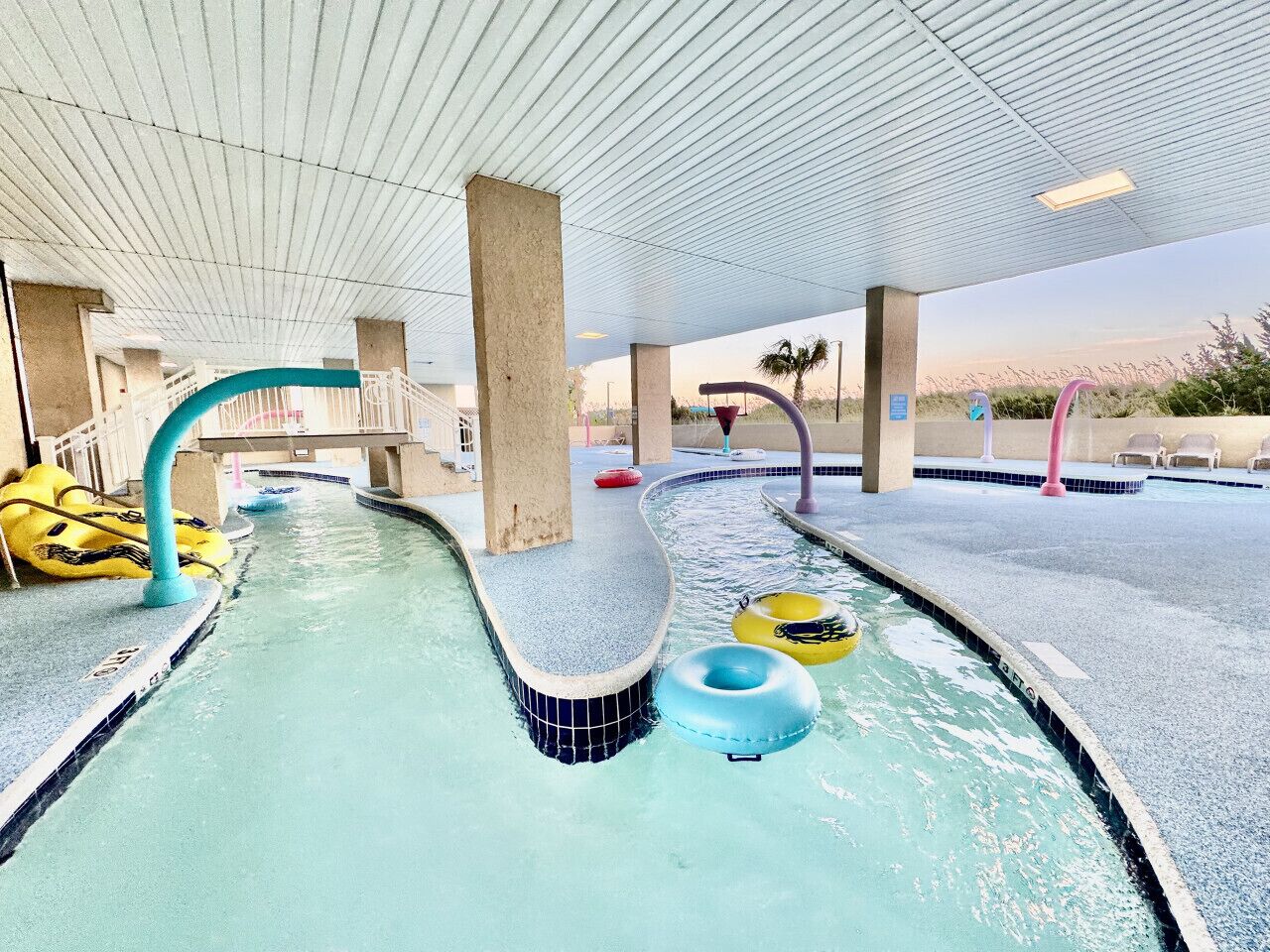 Indoor pool, a heated pool