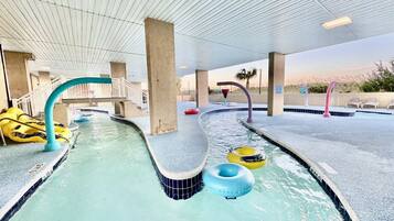 Indoor pool, a heated pool