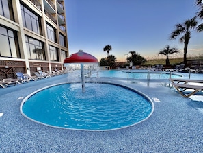 Piscine intérieure, piscine chauffée