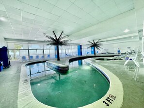 Indoor pool, a heated pool