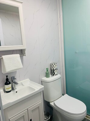 Shower, eco-friendly toiletries, hair dryer, towels - The Burrows (Paynes Crossing)