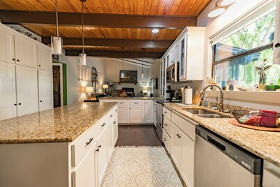 All the best amenities in a convenient, yet private, home for large groups 