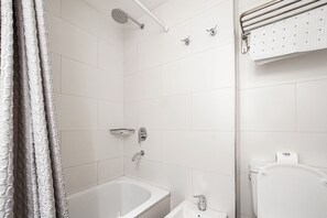 Hair dryer, towels
