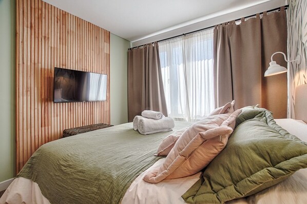 Wifi gratis y ropa de cama