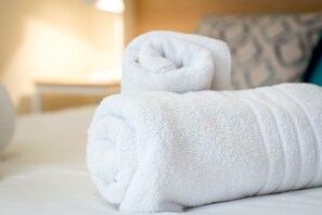 Sèche-cheveux, serviettes fournies