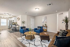 高級公寓, 2 間臥室, 非吸煙房 | 起居區