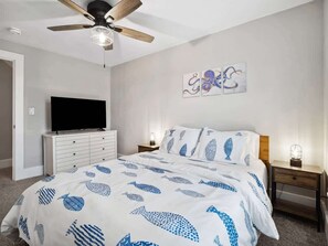 6 bedrooms, iron/ironing board, travel cot, free WiFi