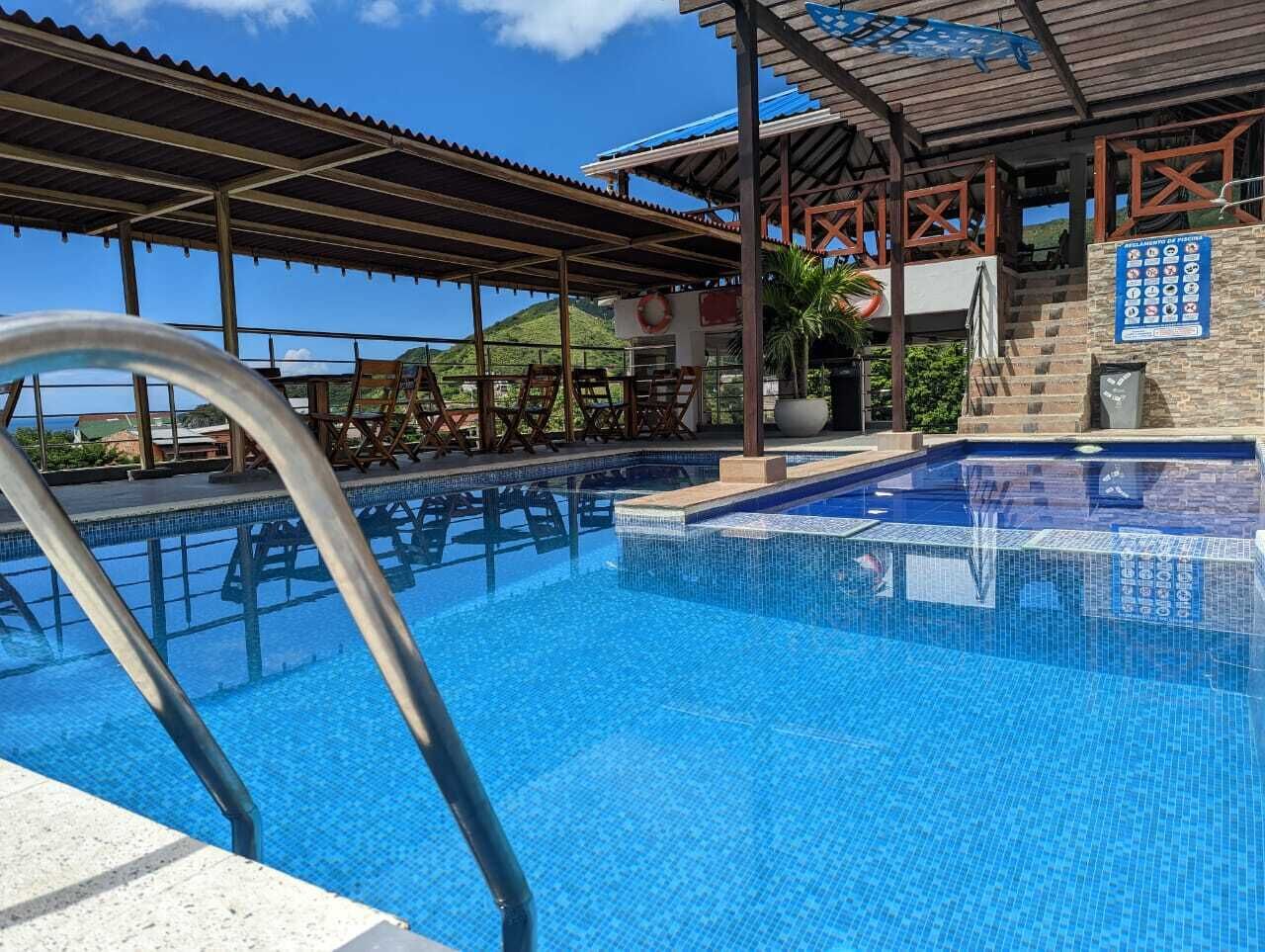 Rooftop pool