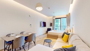 1 makuuhuone, tallelokero huoneessa, silitysrauta/-lauta, ilmainen Wi-Fi