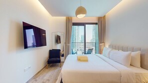 1 bedroom, in-room safe, iron/ironing board, free WiFi