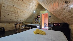 Honeymoon Cabin, Patio | 1 bedroom, free WiFi