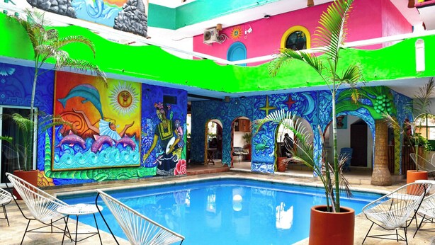 Living area - Hidden Port Kalhotel (Puerto Escondido)