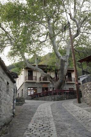 Exterior - Guest House 'Armoloi Room 3' with Mountain View, Shared Terrace and Wi-Fi (Konitsa)