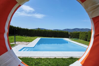 Country House 'Casa La Cimbarra' with Mountain View, Shared Pool and Air Conditioning