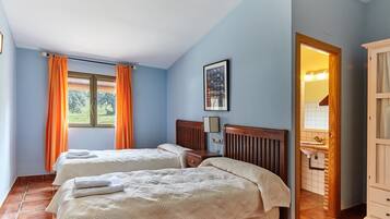 2 habitaciones y ropa de cama