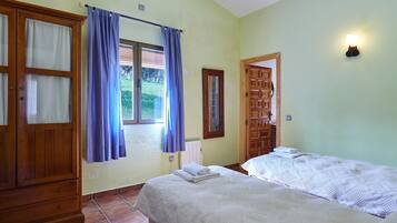 2 slaapkamers, beddengoed