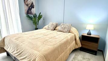 2 habitaciones, wifi gratis y ropa de cama