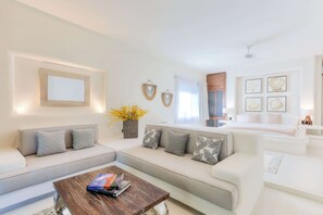 TV, fireplace, stereo, offices