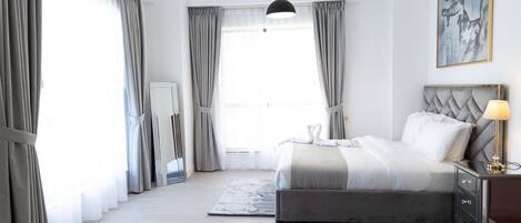 2 bedrooms, iron/ironing board, travel crib, WiFi