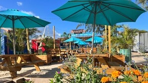 Outdoor dining - Heliconia Room Eden On The Sea Carlisle Bay Barbados  (Bridgetown)