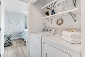 Interior - Ocean Views • Steps To Beach • 2ND ROW End-Unit w/ Extra Privacy & Space (Oak Island)