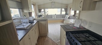 Ruby a modern caravan in Rhyl