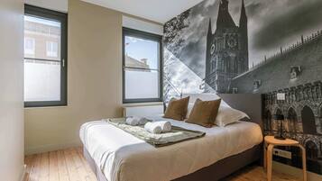 3 chambres, bureau, lit parapluie, Wi-Fi