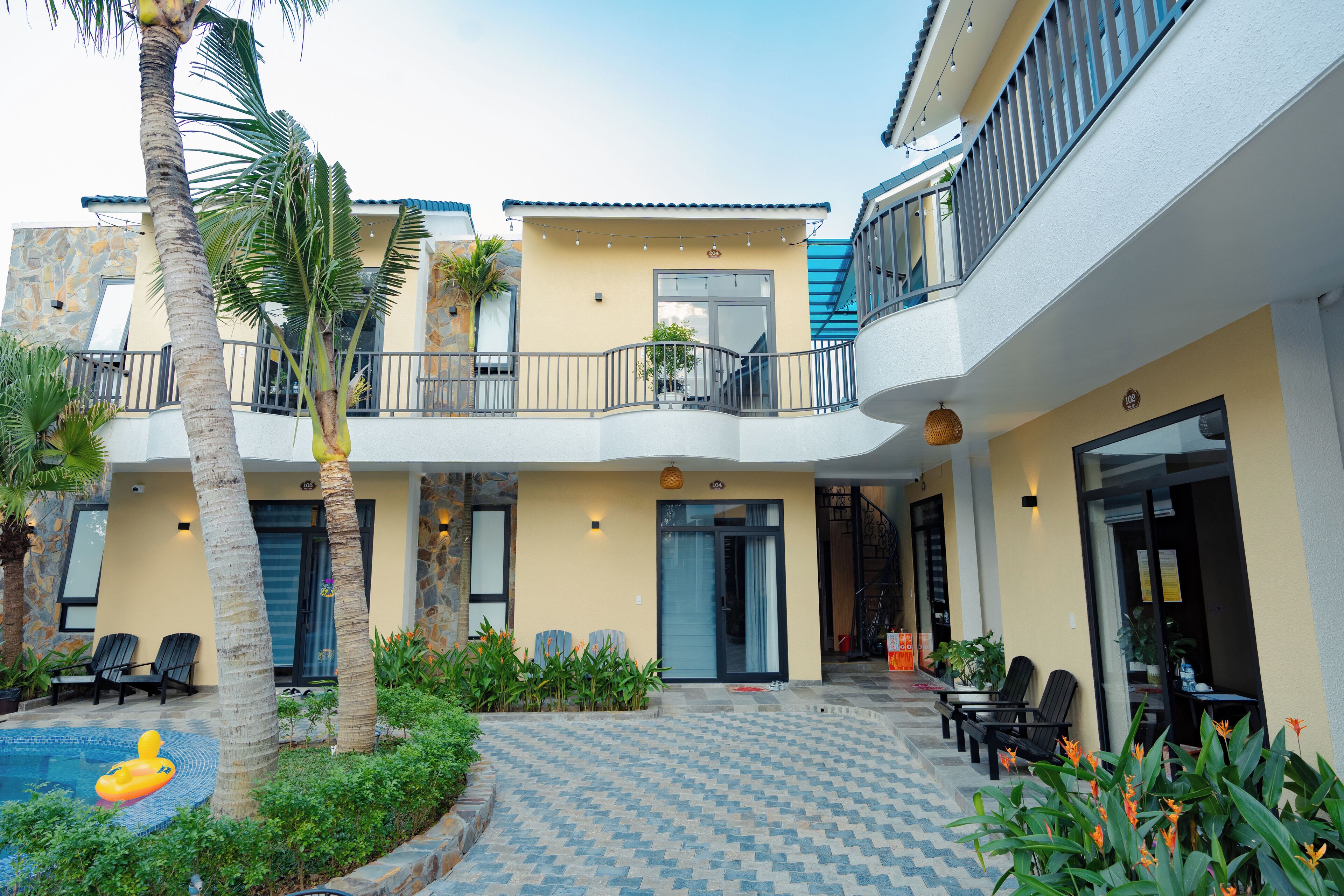 Voorkant van accommodatie