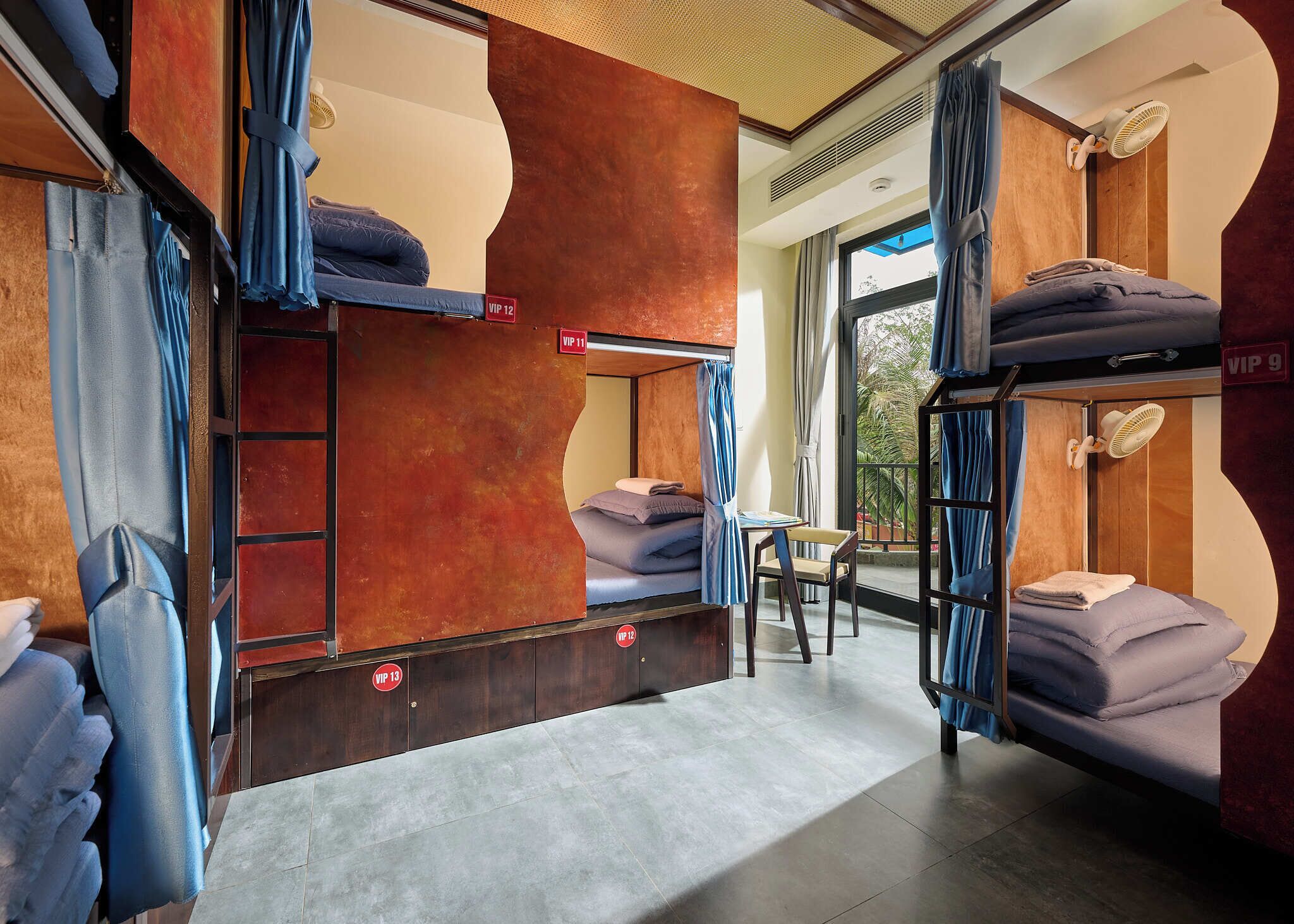 Standard Shared Dormitory, Mixed Dorm, Pool View | Soundproofing, free WiFi