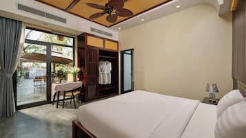 Deluxe Double Room, Bathtub, Pool View | View from room