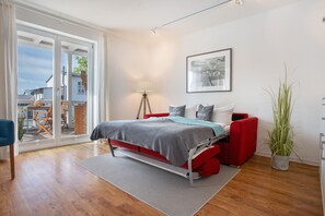 2 bedrooms, free WiFi, bed sheets - Holiday Apartment 'Inselliebe Rügen' incl. Ahoi Swimming Pool and Sauna with Balcony (Sellin)