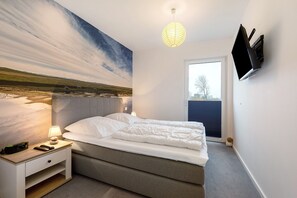 2 makuuhuonetta, ilmainen Wi-Fi, vuodevaatteet, pääsy pyörätuolilla