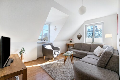 Appartement "Herzmuschel" avec terrasse commune, jardin et Wi-Fi