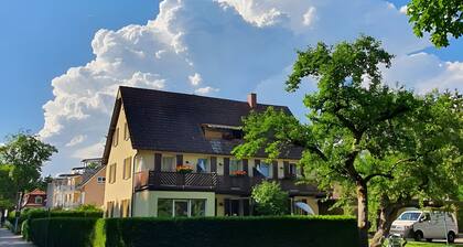 Studio 'Nr 8' avec terrasse partagée, jardin partagé et Wi-Fi