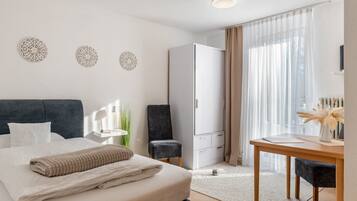 1 間睡房、熨斗/熨衫板、免費 Wi-Fi、床單