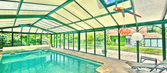 La Maison du Tilleul with swimming pool for 10 people