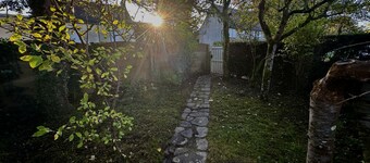 La "Casita", triplex with garden near the center of town