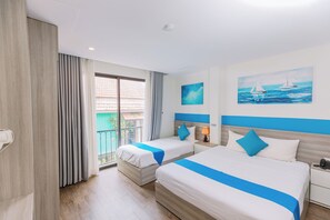 Ropa de cama de alta calidad y minibar