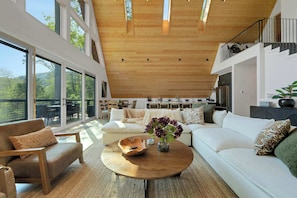 TV, fireplace, offices
