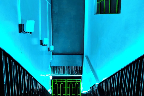 Interior entrance