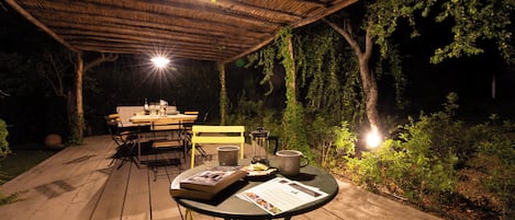 Opções para refeição ao ar livre