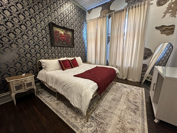 1 chambre, fer et planche à repasser, Wi-Fi gratuit, draps fournis